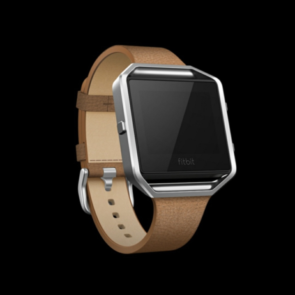 Fitbit Blaze brown silver leather Size S - Picture 4 of 4